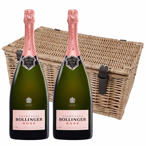 Magnum of Bollinger Rose Champagne 1.5L Duo Magnum Hamper (2x150cl)